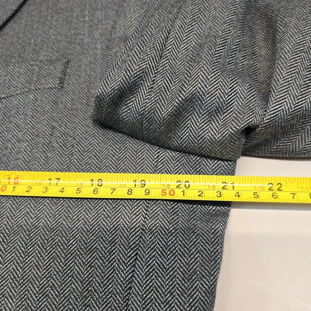 Michael Kors Gray/blue‎ Herringbone Blazer/sportscoat Men Size 40L
